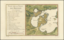 Plan De La Ville De Boston et ses Environs