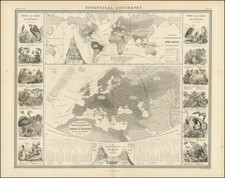 World Map By Alexander Keith Johnston