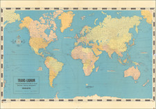 World Map By Kummerly & Frey's Geographical Establishment