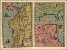 South, Southeast, Central America and South America Map By Abraham Ortelius
