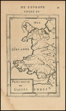 Wales Map By Alain Manesson Mallet