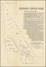 Los Angeles Map By Taft Realty Company