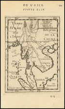 India, Malaysia and Thailand, Cambodia, Vietnam Map By Alain Manesson Mallet