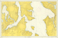 Washington Map By U.S. Coast & Geodetic Survey