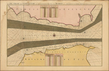 Spain, Mediterranean and Gibraltar Map By Pierre Mortier