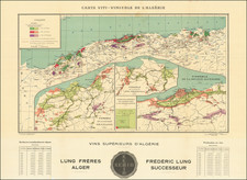 North Africa Map By Gouvernement General de l'Algerie