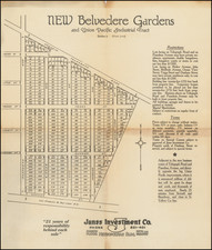 [ East Los Angeles / Bristow Park ]   New Belvedere Gardens and Union Pacific Industrial Tract  