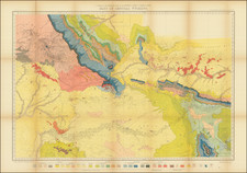 Wyoming and Geological Map By Ferdinand Vandeveer Hayden