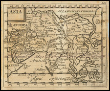 Asia and Korea Map By Johann Christoph Beer