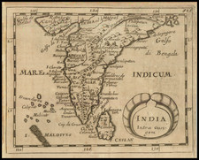 India Map By Johann Christoph Beer