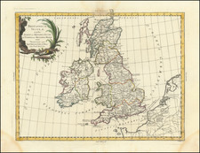 British Isles Map By Antonio Zatta