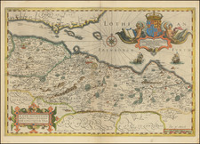 Scotland Map By Henricus Hondius