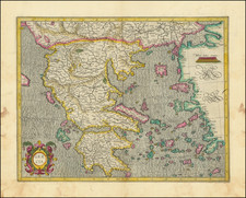 Greece Map By  Gerard Mercator