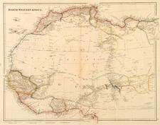 Africa, North Africa and West Africa Map By John Arrowsmith