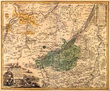 Europe and Germany Map By Johann Baptist Homann