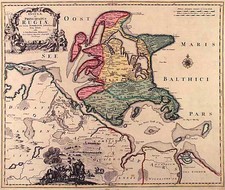 Europe and Germany Map By Johann Baptist Homann