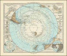 Polar Maps Map By Adolf Stieler