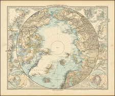 Polar Maps Map By Adolf Stieler