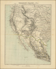 Texas, Minnesota, Kansas, North Dakota, South Dakota, Oklahoma & Indian Territory, Arizona, Utah, Nevada, New Mexico, Colorado, Idaho, Montana, Utah, Wyoming, Oregon, Washington and California Map By J. M. Ziegler