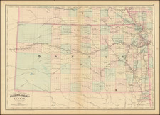 Kansas Map By Asher  &  Adams