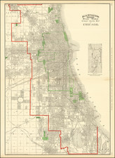 Rand McNally & Co.'s . . . Street Guide Map of Chicago By Rand McNally & Company