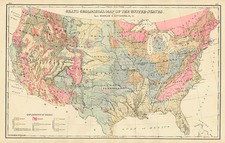 United States Map By O.W. Gray & Son