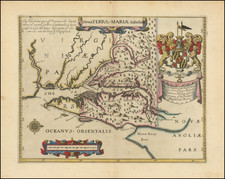 Maryland and Delaware Map By John Ogilby