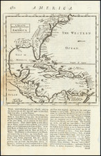 United States and Southeast Map By Herman Moll