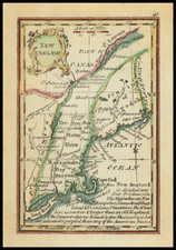 New England Map By John Gibson