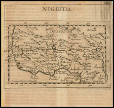 West Africa Map By Pierre Du Val / Johann Hoffmann