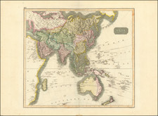 Asia, Australia & Oceania, Australia, Oceania and Other Pacific Islands Map By John Thomson