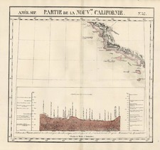 California Map By Philippe Marie Vandermaelen