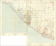 California and Other California Cities Map By U.S. Geological Survey