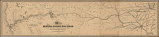 Iowa, Missouri, Nebraska, Colorado, Utah, Nevada, Colorado, Utah, Wyoming and California Map By Union Pacific Railroad Company / Britton & Rey