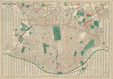 Missouri Map By Herman W. Gross