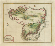 Indian Ocean Map By Francois Valentijn