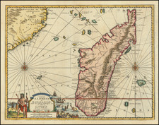 African Islands, including Madagascar Map By Pieter van der Aa