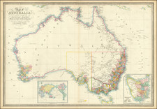 Map of Australia, Compiled from the Nautical Surveys, Made by Order of the Admiralty, and other Authentic Documents.