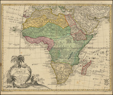 Africa Map By Leonard Von Euler