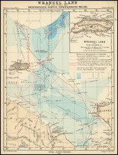 Alaska and Russia in Asia Map By Augustus Herman Petermann