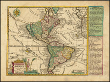 California as an Island and America Map By Johann George Schreiber