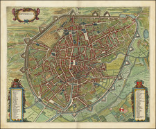Belgium Map By Johannes Blaeu