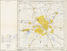 Texas and Cold War Map By United States Air Force