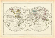 World Map By Rigobert Bonne