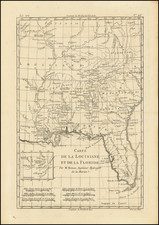 Carte De La Louisiane et de La Floride