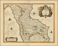 Southern Italy Map By Willem Janszoon Blaeu