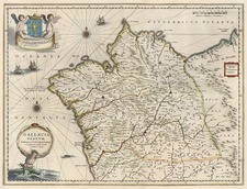 Europe and Spain Map By Willem Janszoon Blaeu