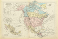 North America Map By Drioux et Leroy