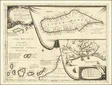 [ Canary Islands and Madeira Islands ]   Isola di Canarie. . [with] Isola Madeira By Vincenzo Maria Coronelli