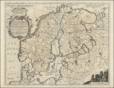 Scandinavia Map By Caspar Danckwerth / Christian Rothgeisser
